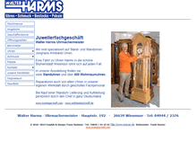 Tablet Screenshot of juwelier-harms.de